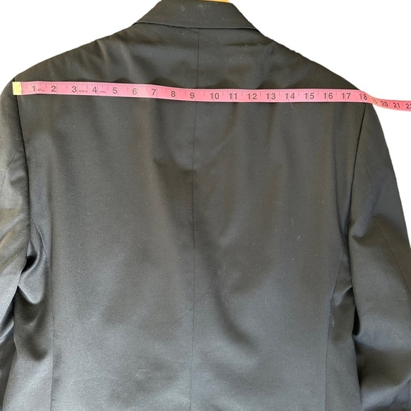 MICHAEL Michael Kors Black 100% Wool 2 Button Blazer Sport Coats Size: 40R - Picture 9 of 16